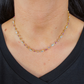 Santorini Stone Necklace- Pink