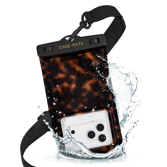 Tortoiseshell Waterproof Phone Pouch