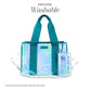 Emerald Blue Soap Bubble Jelly Tote Bag