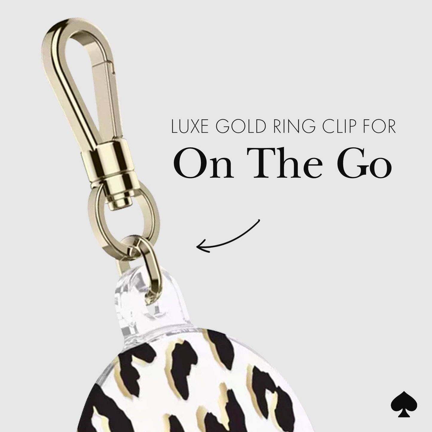 Kate Spade AirTag Case-Leopard