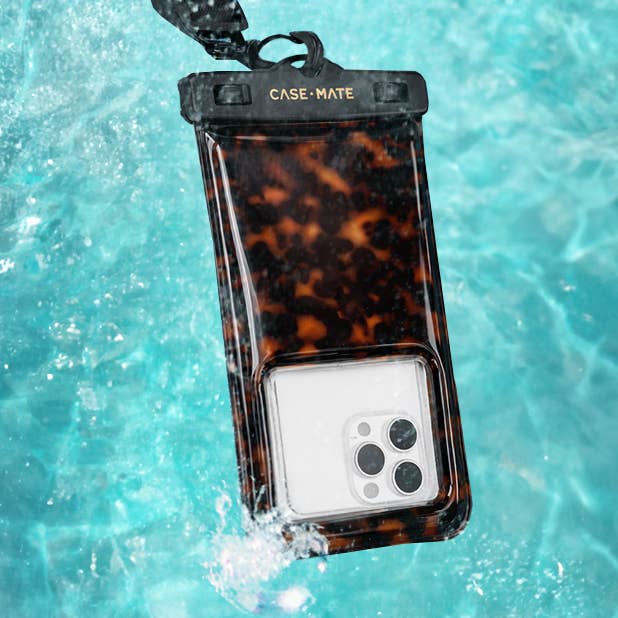 Tortoiseshell Waterproof Phone Pouch