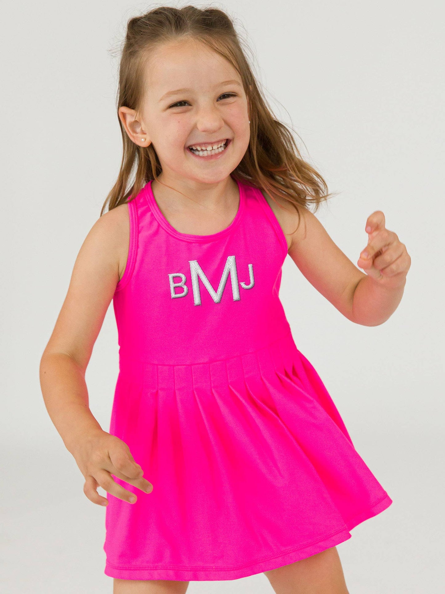 Girl's Vivid Magenta Dress