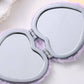 Heart Shape  Fluffy Mirror