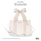 Latte Gingham Bow Jelly Tote Bag