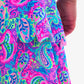 Paisley Pop Active Skort