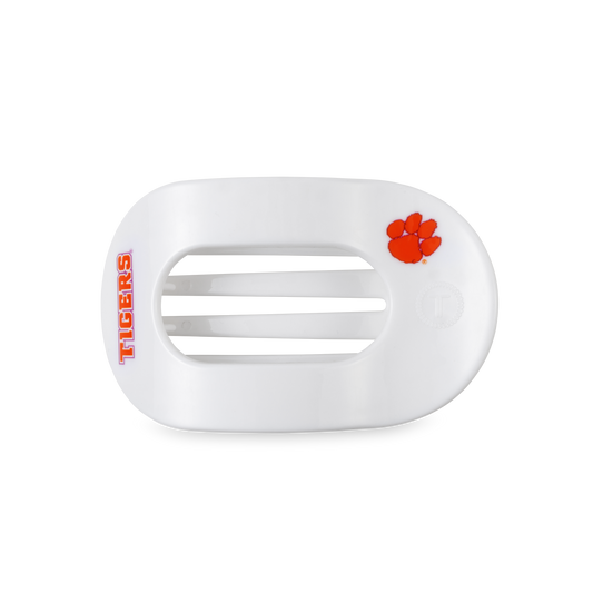 Flat Round Hair Clip | Medium | Go Tigers!