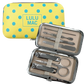 Manicure Set- Butter/Blue Dot