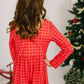 Tidings Plaid Romper
