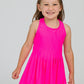 Girl's Vivid Magenta Dress