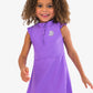 Girls Vivid Purple Dress