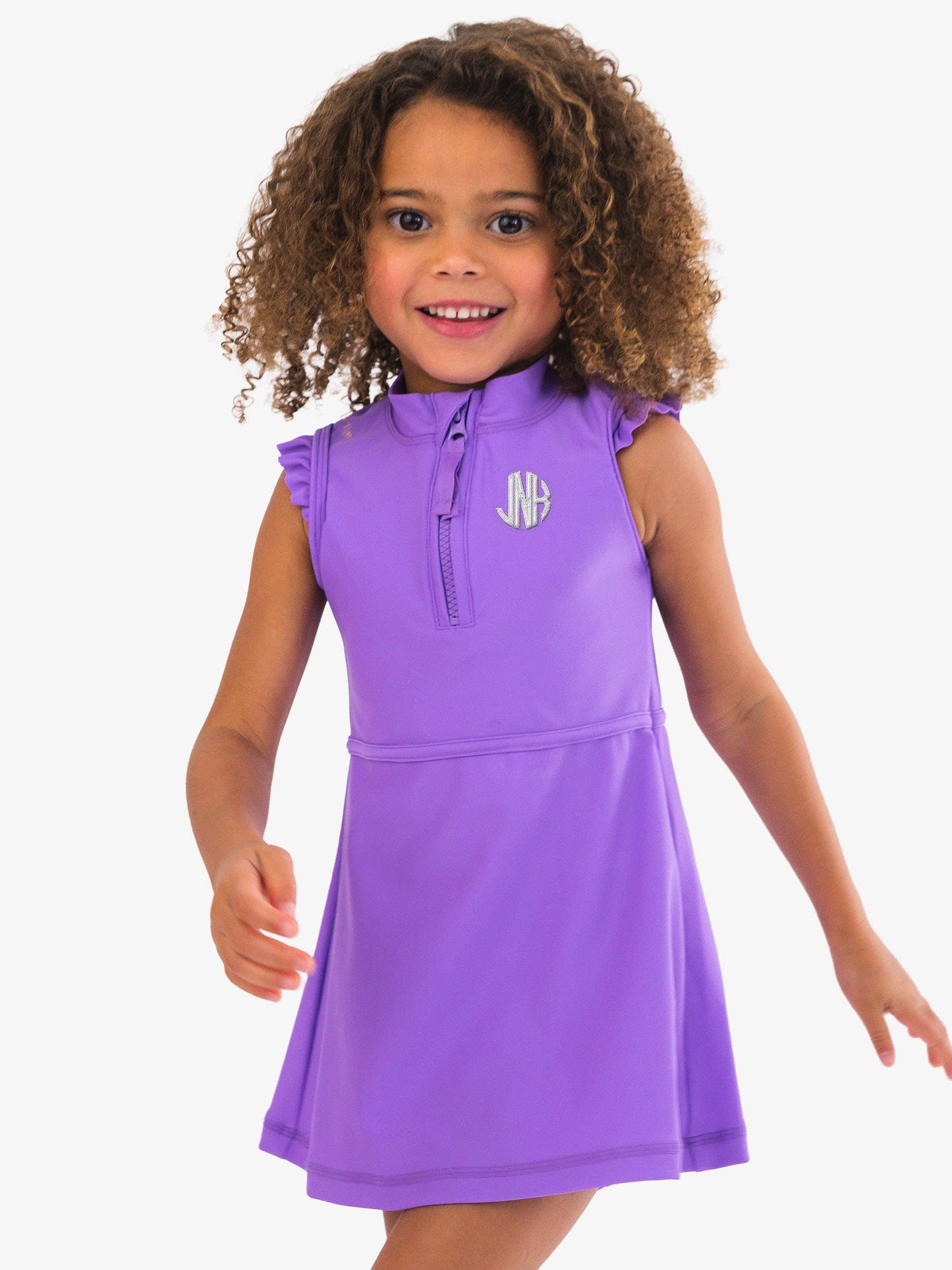 Girls Vivid Purple Dress
