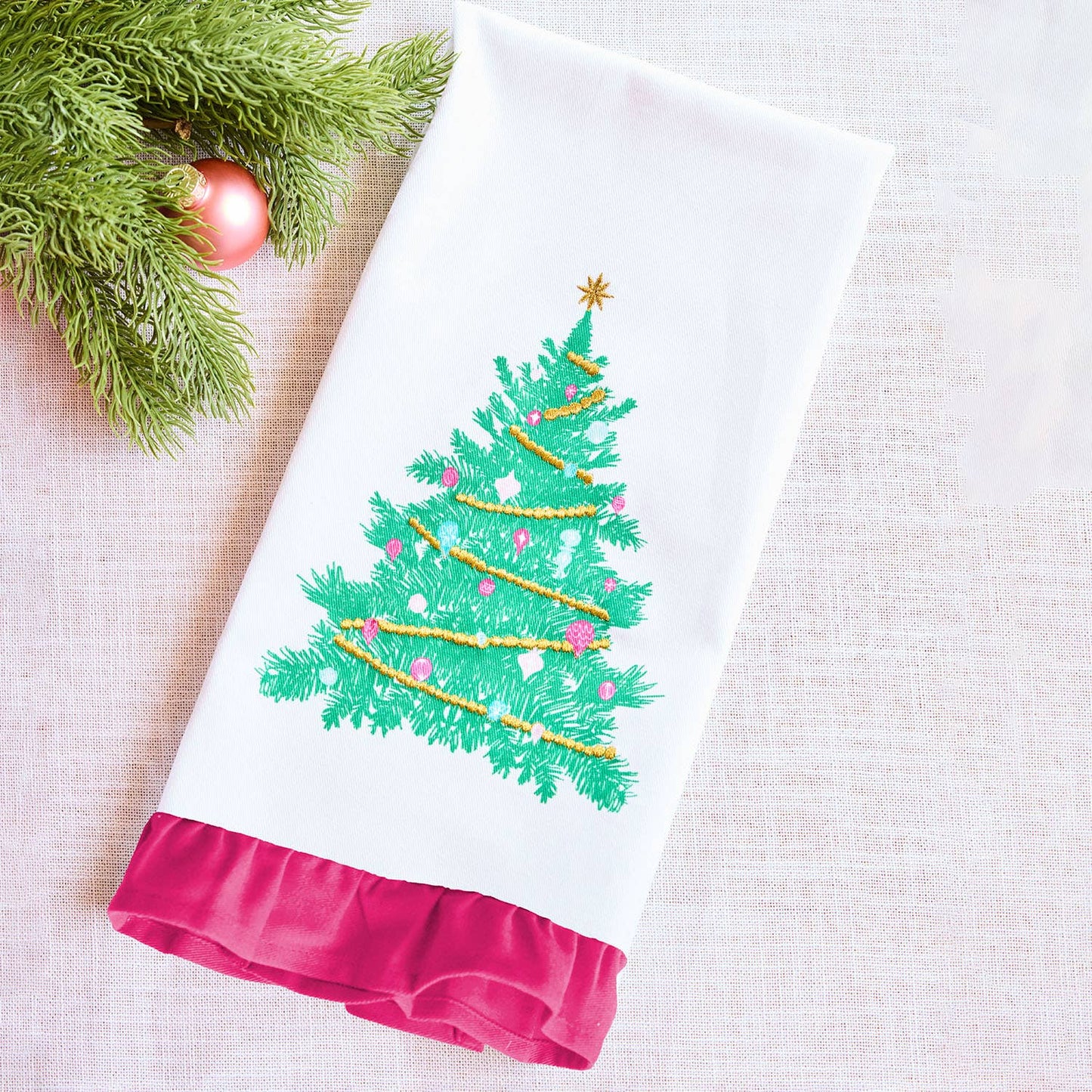 Whimsical Tree Tea Towel