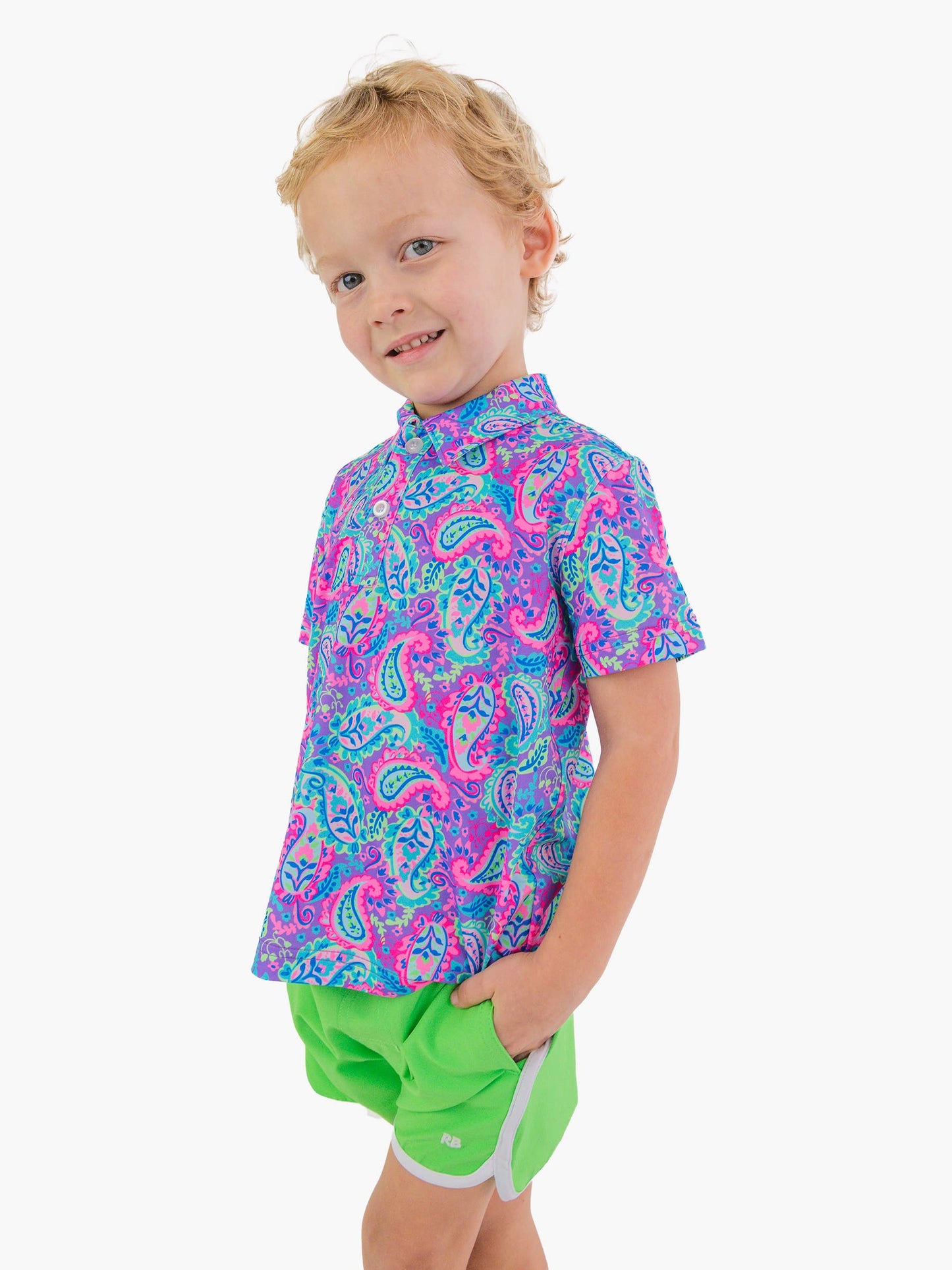 Paisley Pop Polo