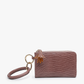 Liv Lizard Bangle Wristlet/Wallet: Mauve
