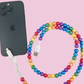 2 in 1 Phone Charger- Rainbow