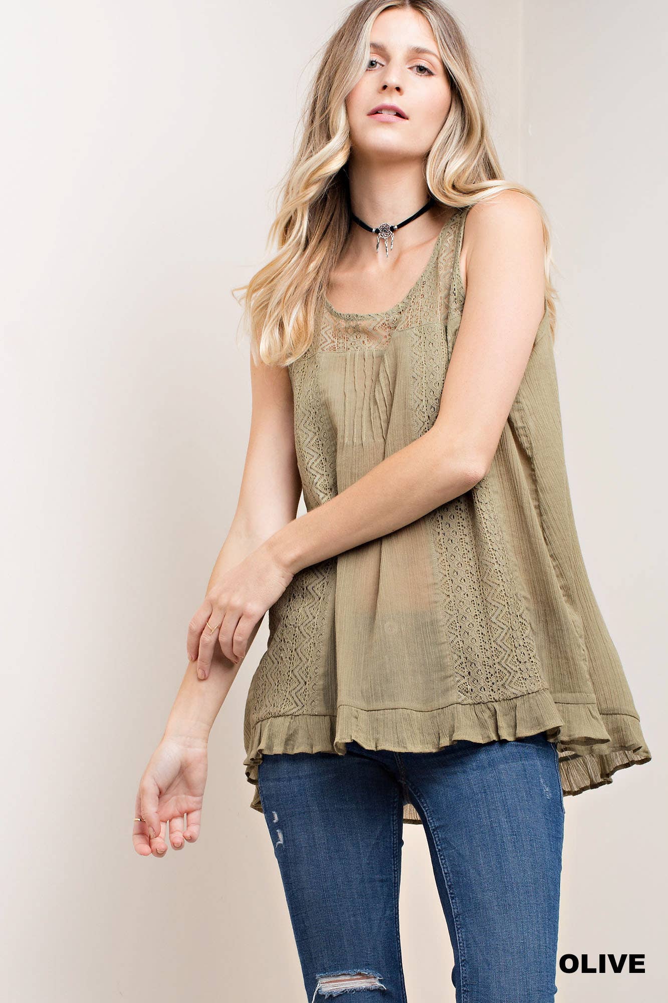 Nora Top- Olive