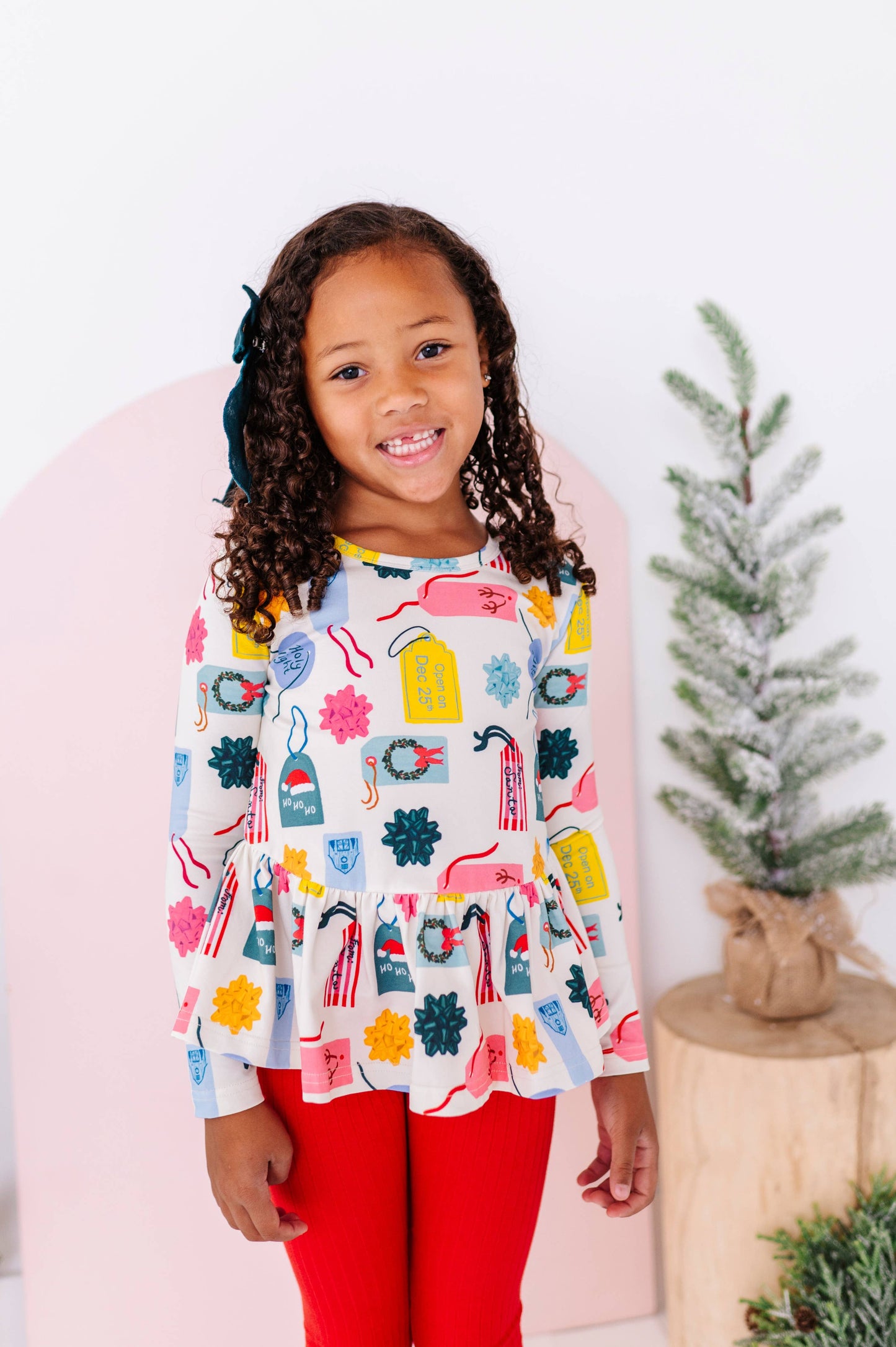 Gift Wrapped Peplum Top