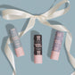 Coquette Lip Balm Trio & Bow