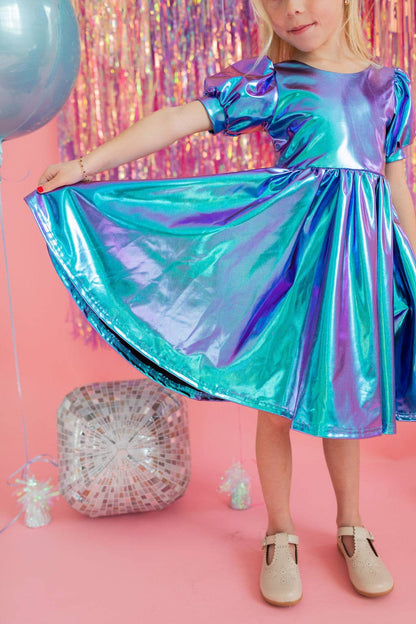 Aqua Party Dress