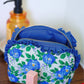 Caroline Floral Quilted Ruffle Bag