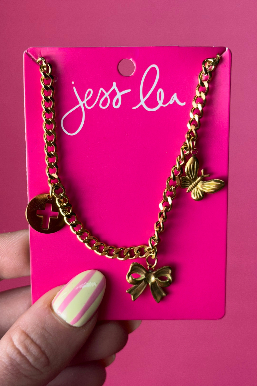 Golden Symbols Anklet