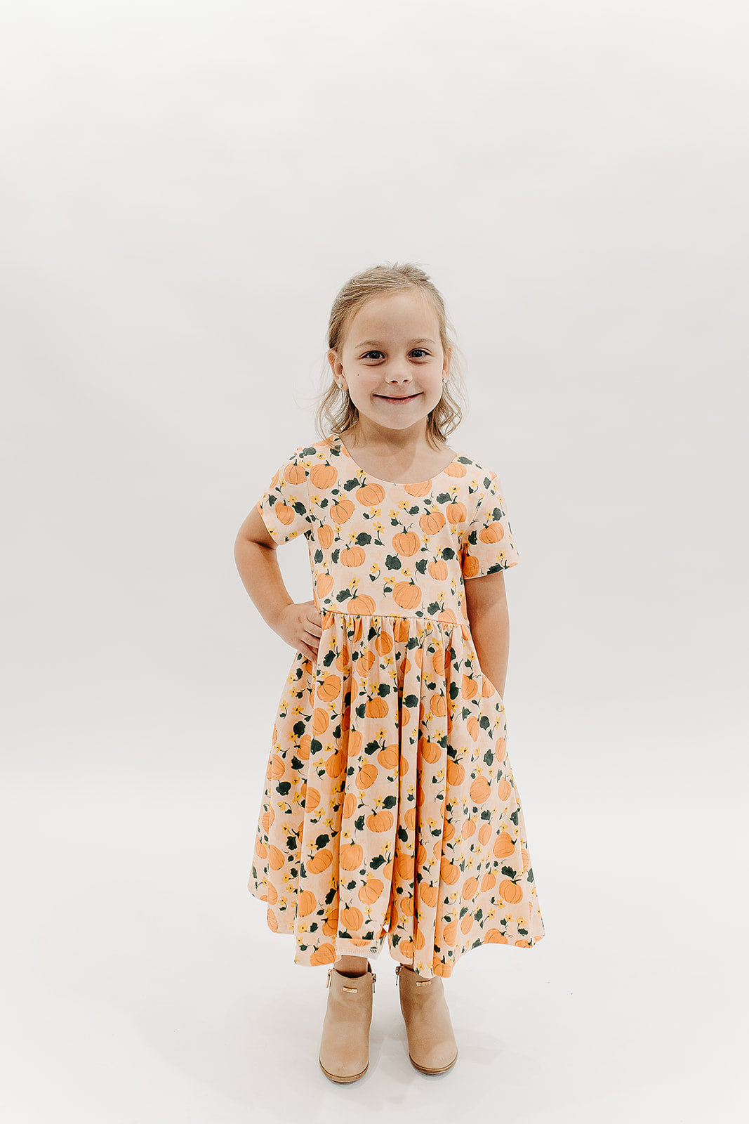 Pumpkin Twirl Dress