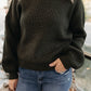 Slouchy Sweater-Moss