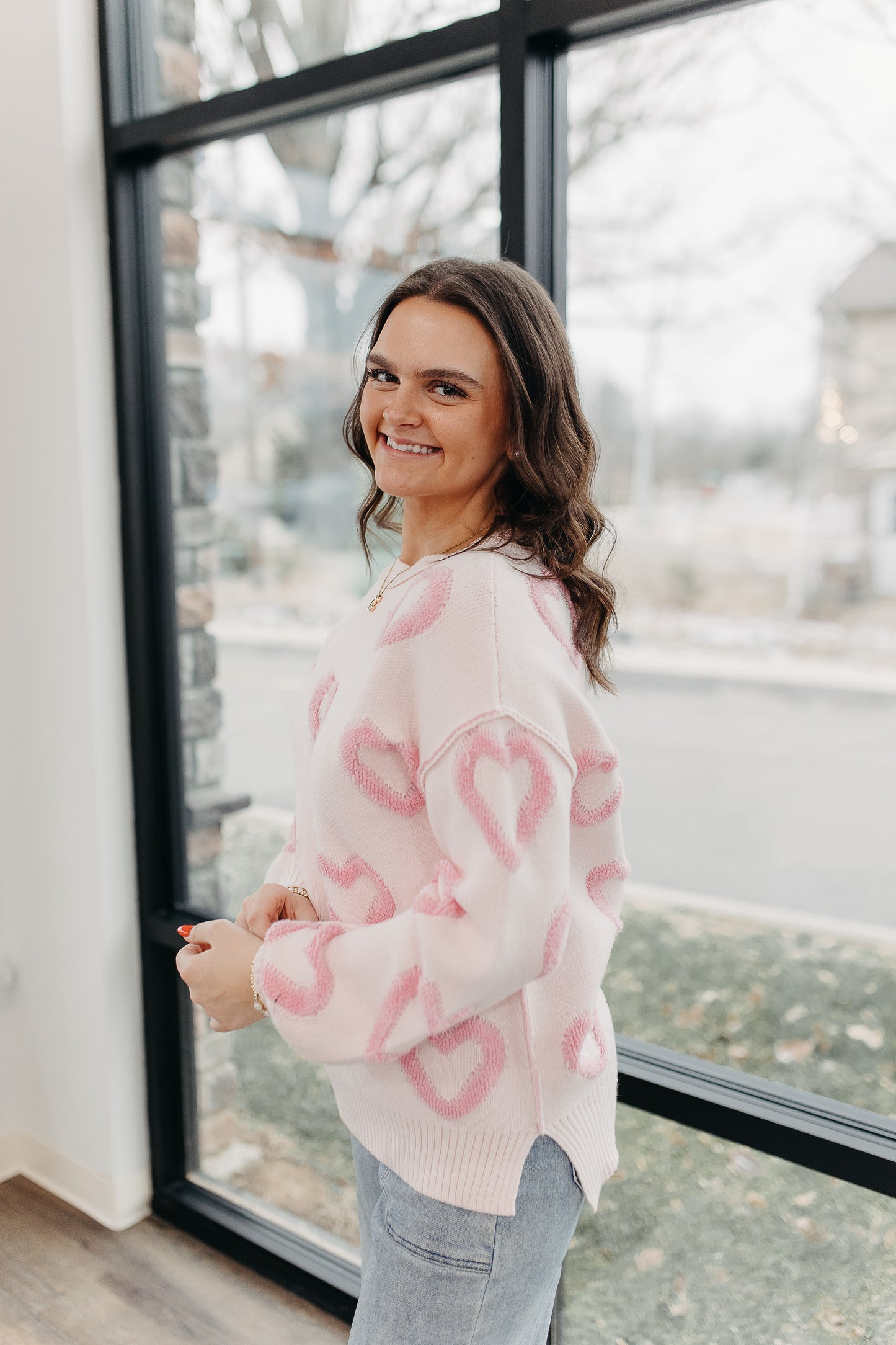 Smitten with Hearts Sweater