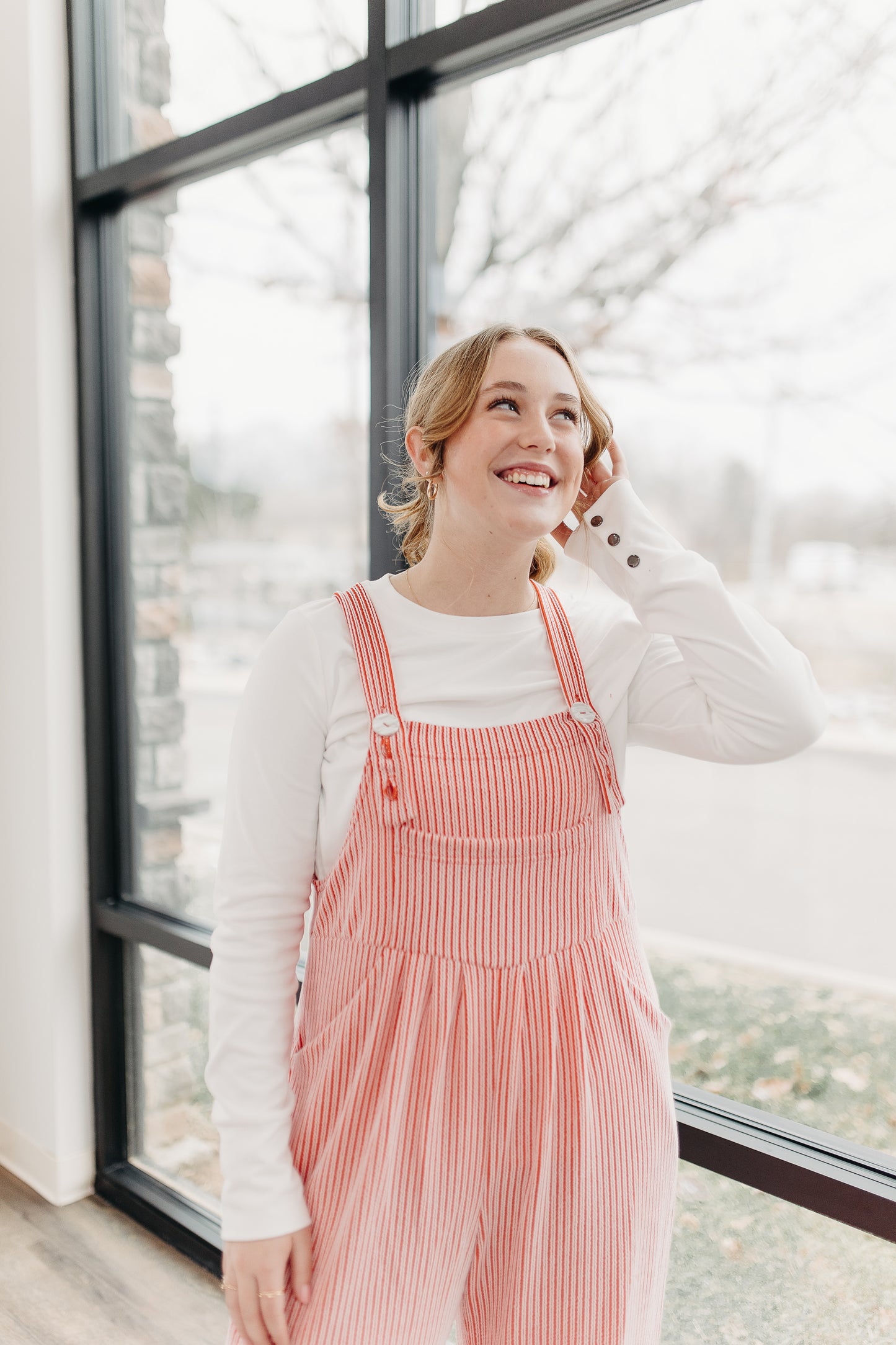 Karlee Overalls- Red