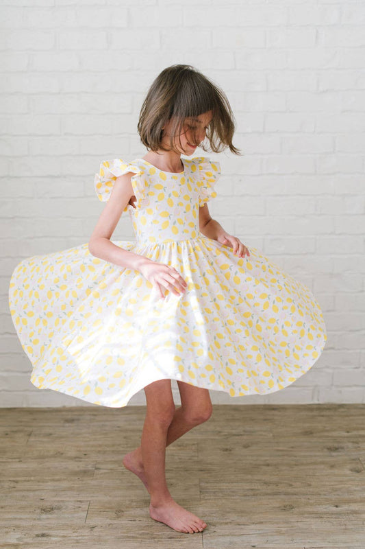 Lemon Drop Twirl Dress