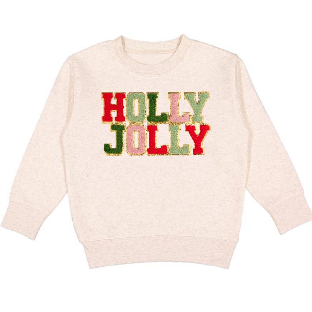 Holly Jolly Patch Sweatshirt (Kids)