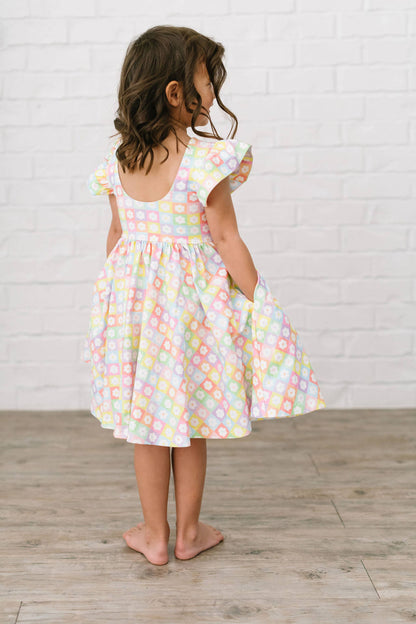 Flower Power Twirl Dress