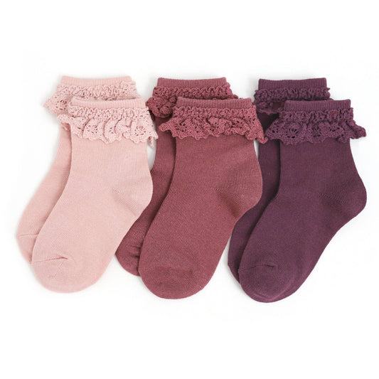 Sugar Plum Lace Midi Sock