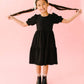 Puff Dress in Midnight