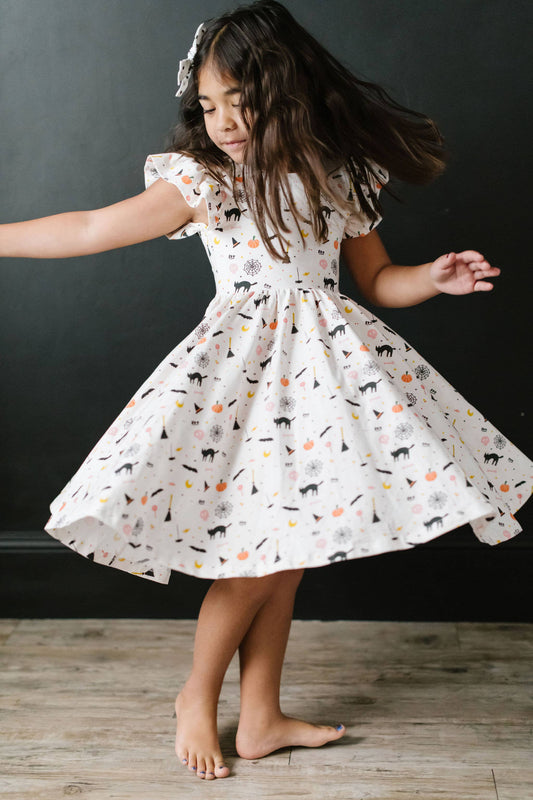 Spooky Scenes Twirl Dress