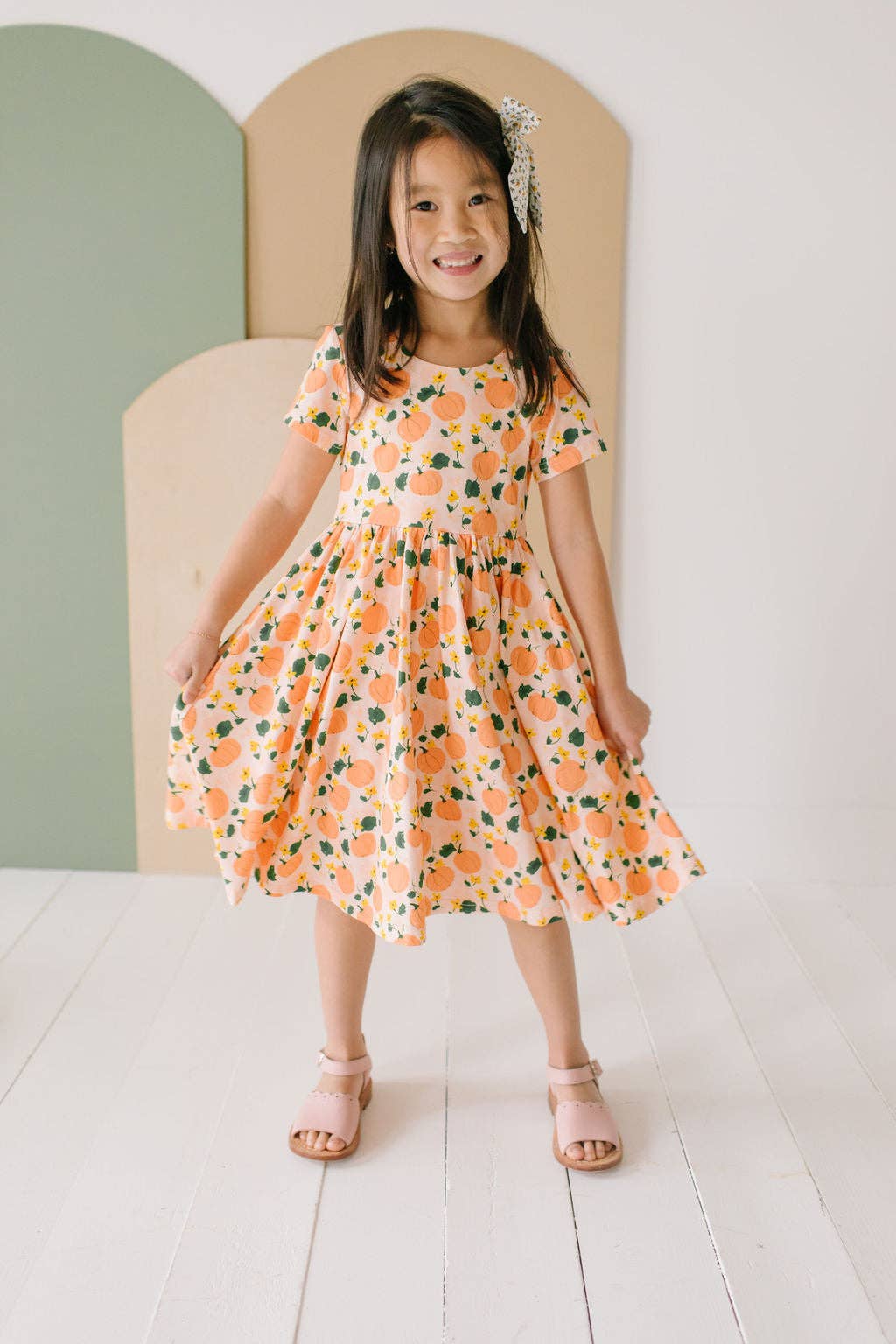 Pumpkin Twirl Dress