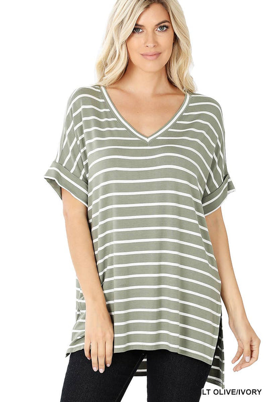 Autumn Stripes Top