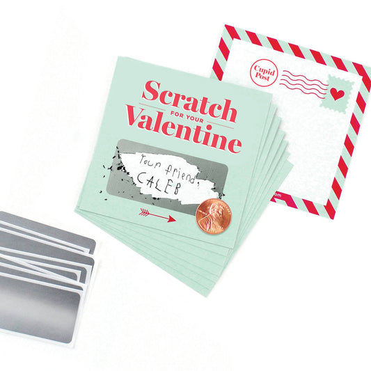 Scratch-off Valentines - Mint