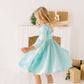 Gwendolyn Crushed Mint Dress