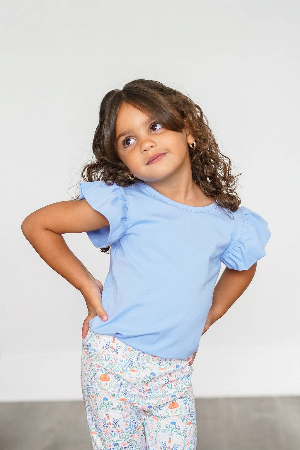 Flutter Tee- Baby Blue