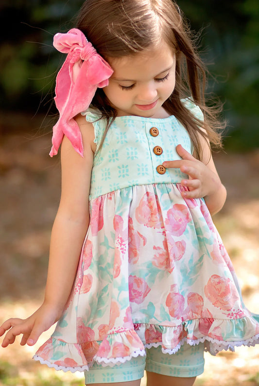 Sunset Belle Tunic Set