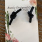 Knot Leather Earrings
