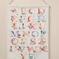 Alphabet Wall Tapestry- Pick Up Only
