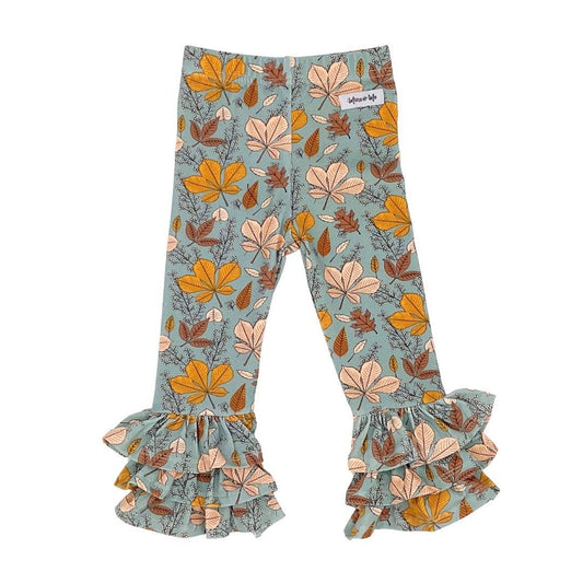 Falling Leaves Ruffle Pants