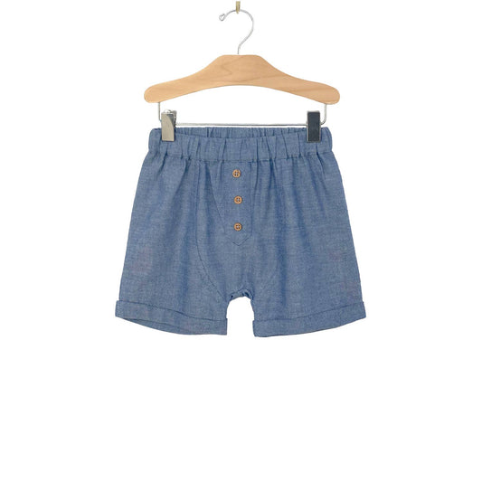 Play All Day Short- Chambray
