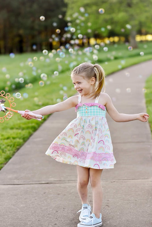 Dreaming of Rainbows Dress (12m,14)
